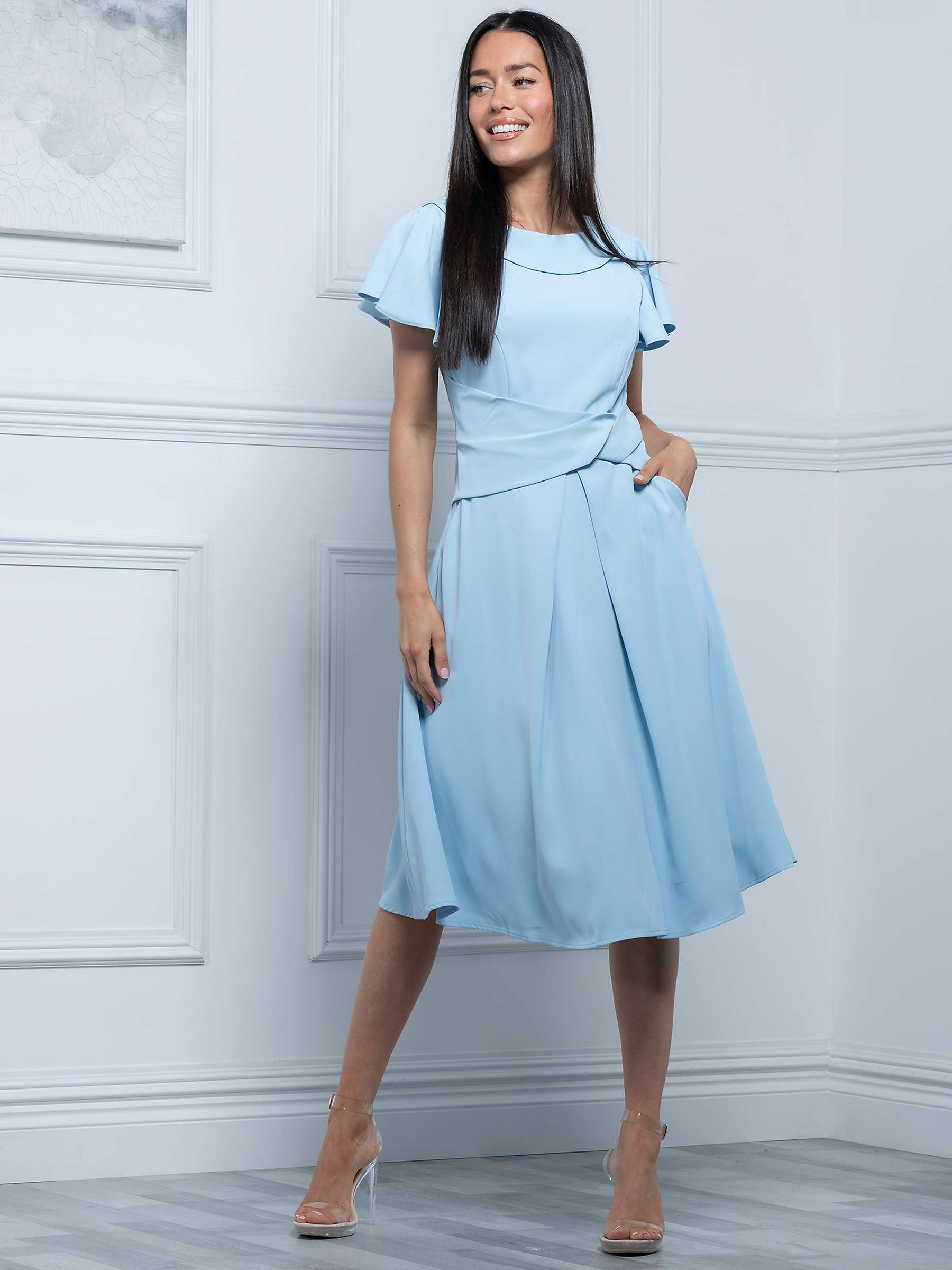 Buy Jolie Moi Jaelyn Flared Sleeve Dress Online at johnlewis.com