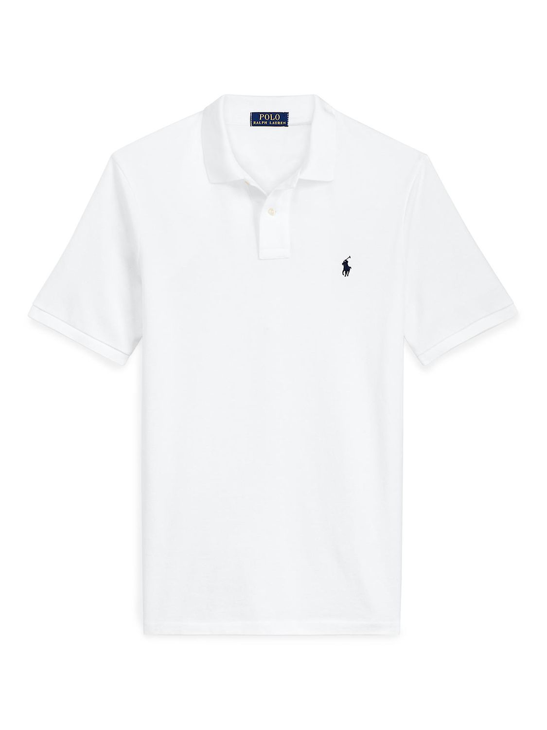 Polo Ralph Lauren Big & Tall Regular Fit Polo Shirt, White at John ...