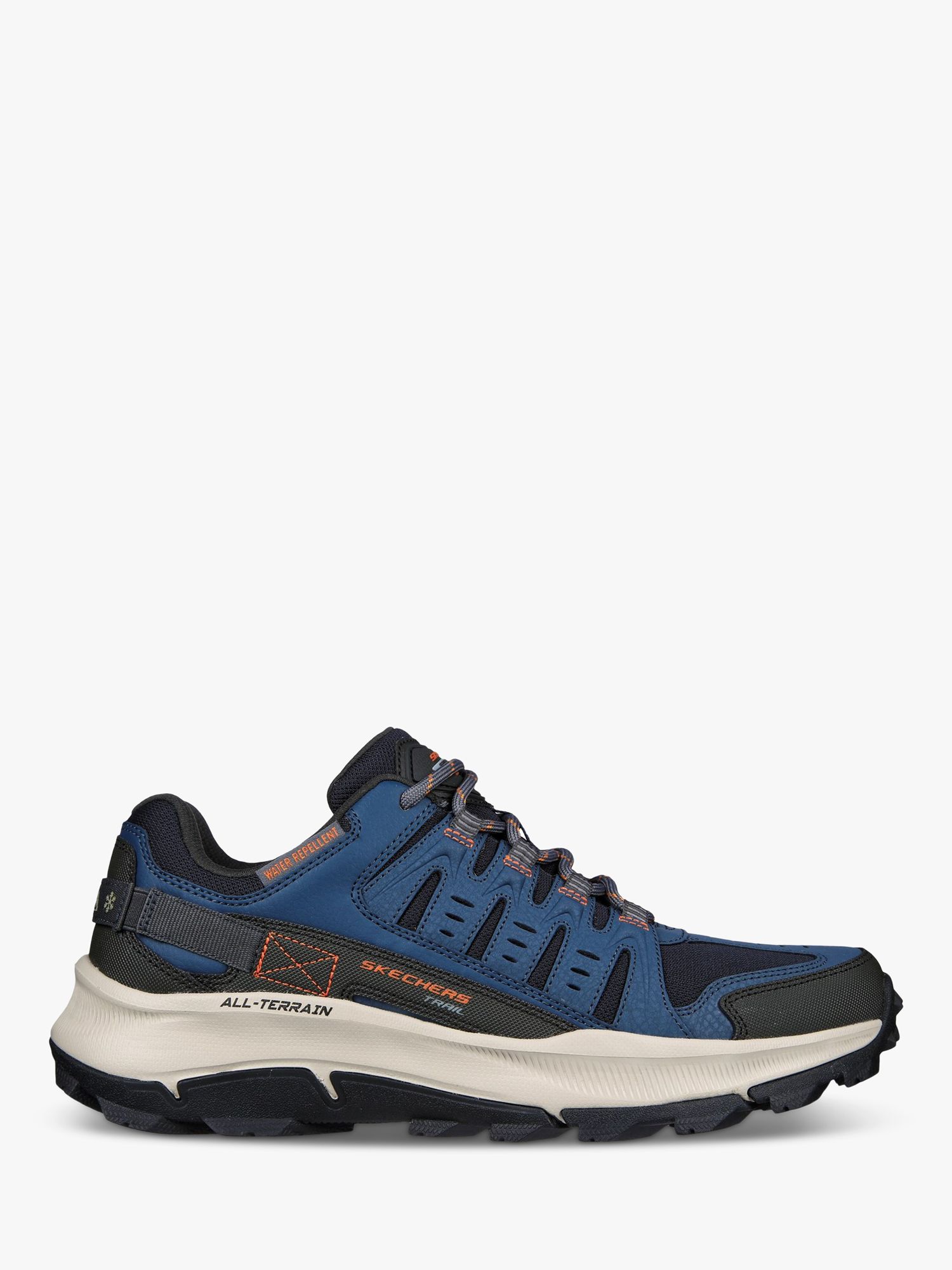 Skechers Relaxed Fit Equalizer 5.0 Trail Solix Trainers, Navy at John ...