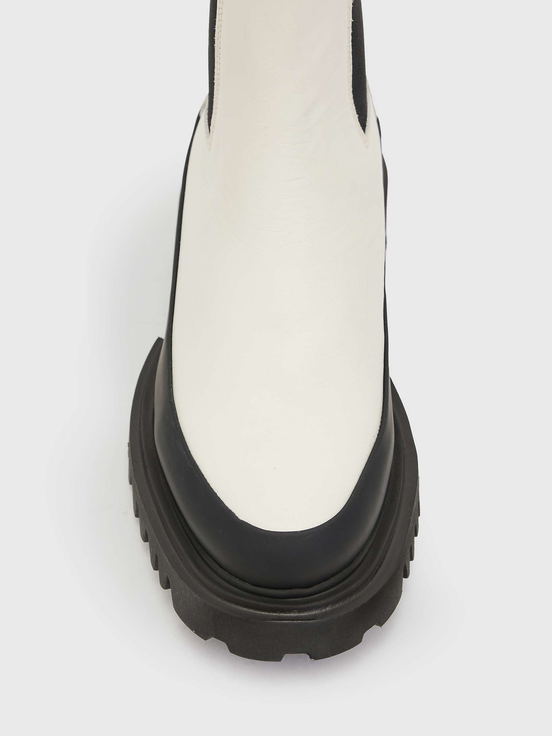 Buy AllSaints Harlee Leather Slip On Ankle Boots Online at johnlewis.com