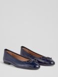 L.K.Bennett Kara Leather And Patent Toe Cap Ballet Pumps