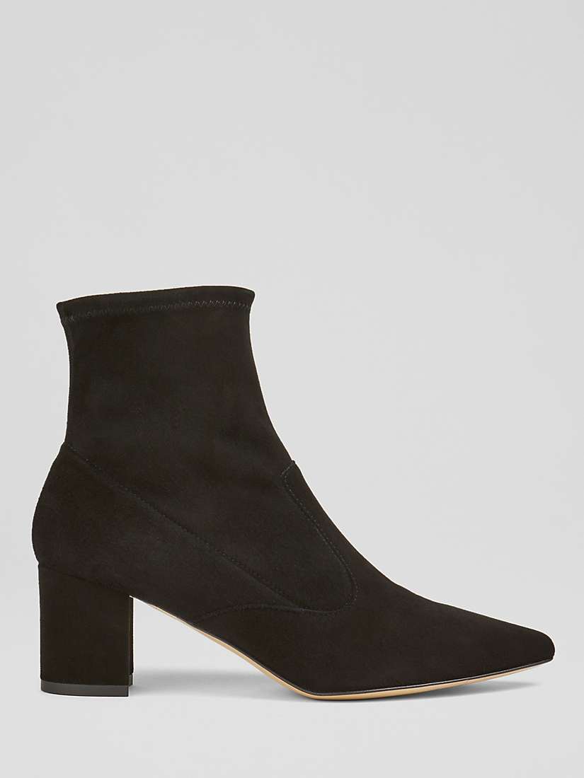 Buy L.K.Bennett Alina Ankle Boots, Black Online at johnlewis.com