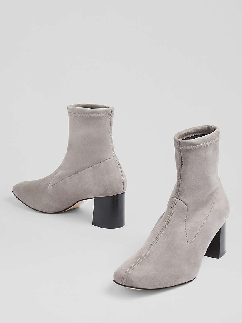 Buy L.K.Bennett Amira Suede Ankle Boots Online at johnlewis.com