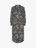 MOS MOSH Aldo Amarlia Floral Midi Shirt Dress, Asphalt/Multi