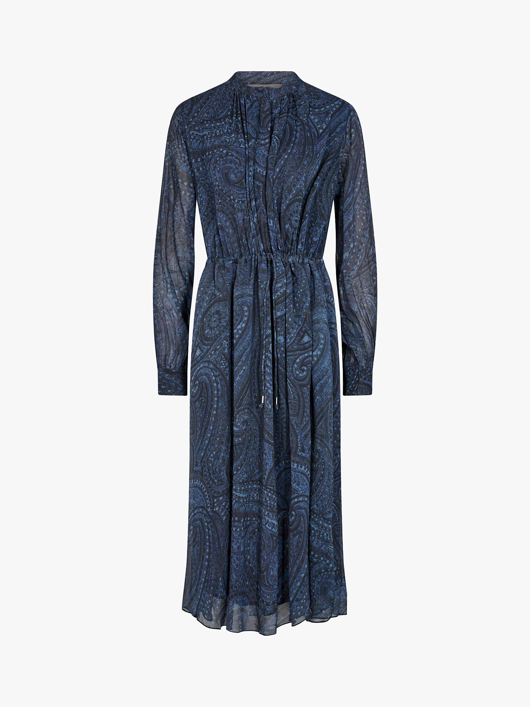 Buy MOS MOSH Hania Vintage Paisley Print Midi Dress, Salute Navy Online at johnlewis.com