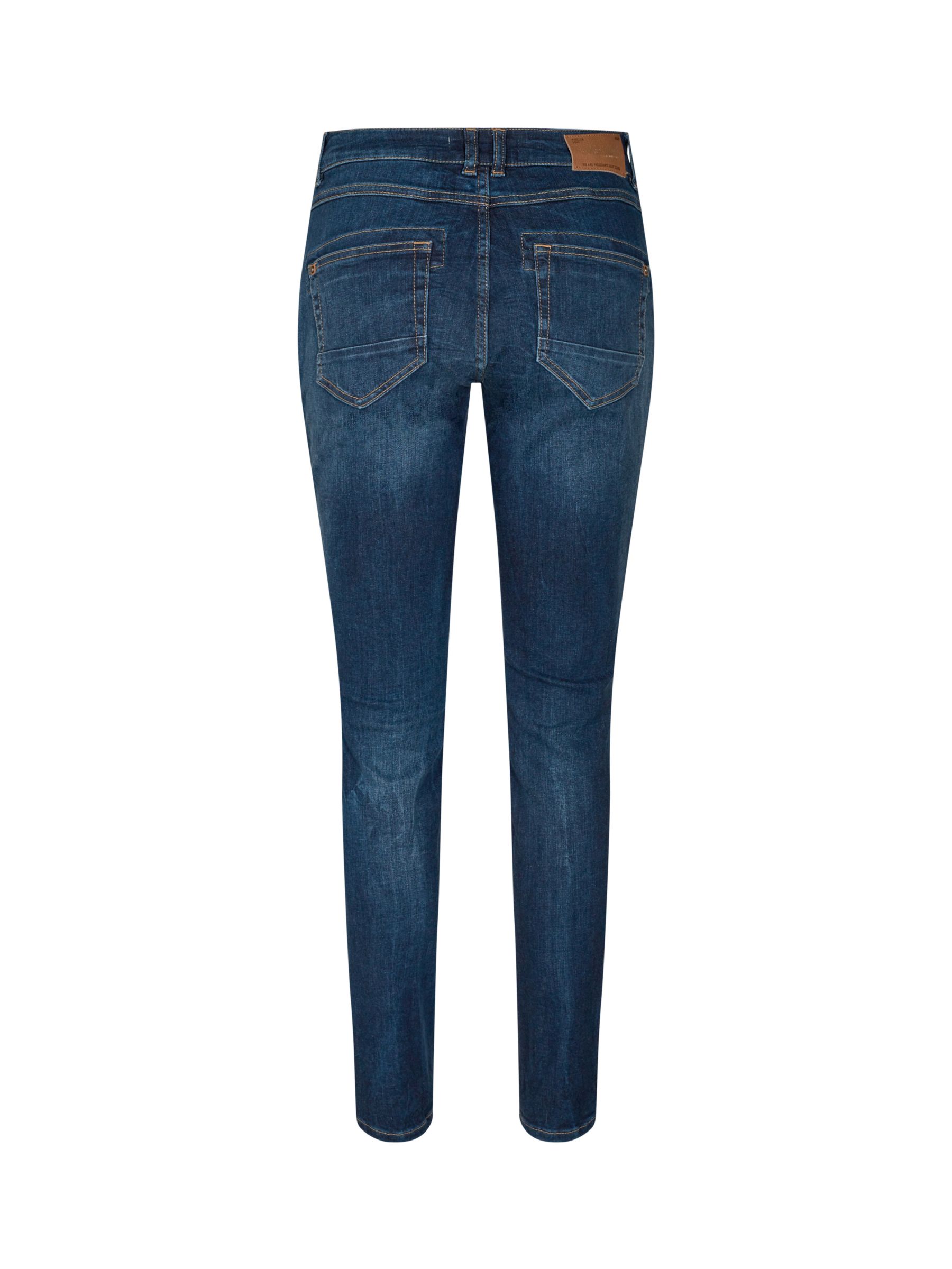 MOS MOSH Naomi Pocket Detail Jeans, Blue, 25R