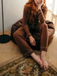 Chelsea Peers Modal Regular Button Up Long Pyjama Set