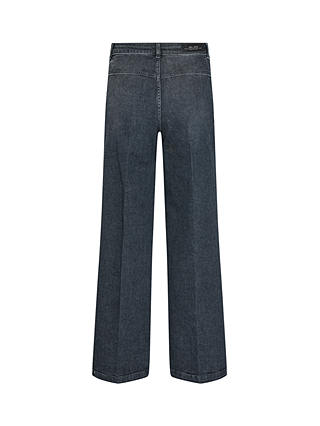 MOS MOSH Colette Regent High Waisted Flared Jeans, Dark Grey