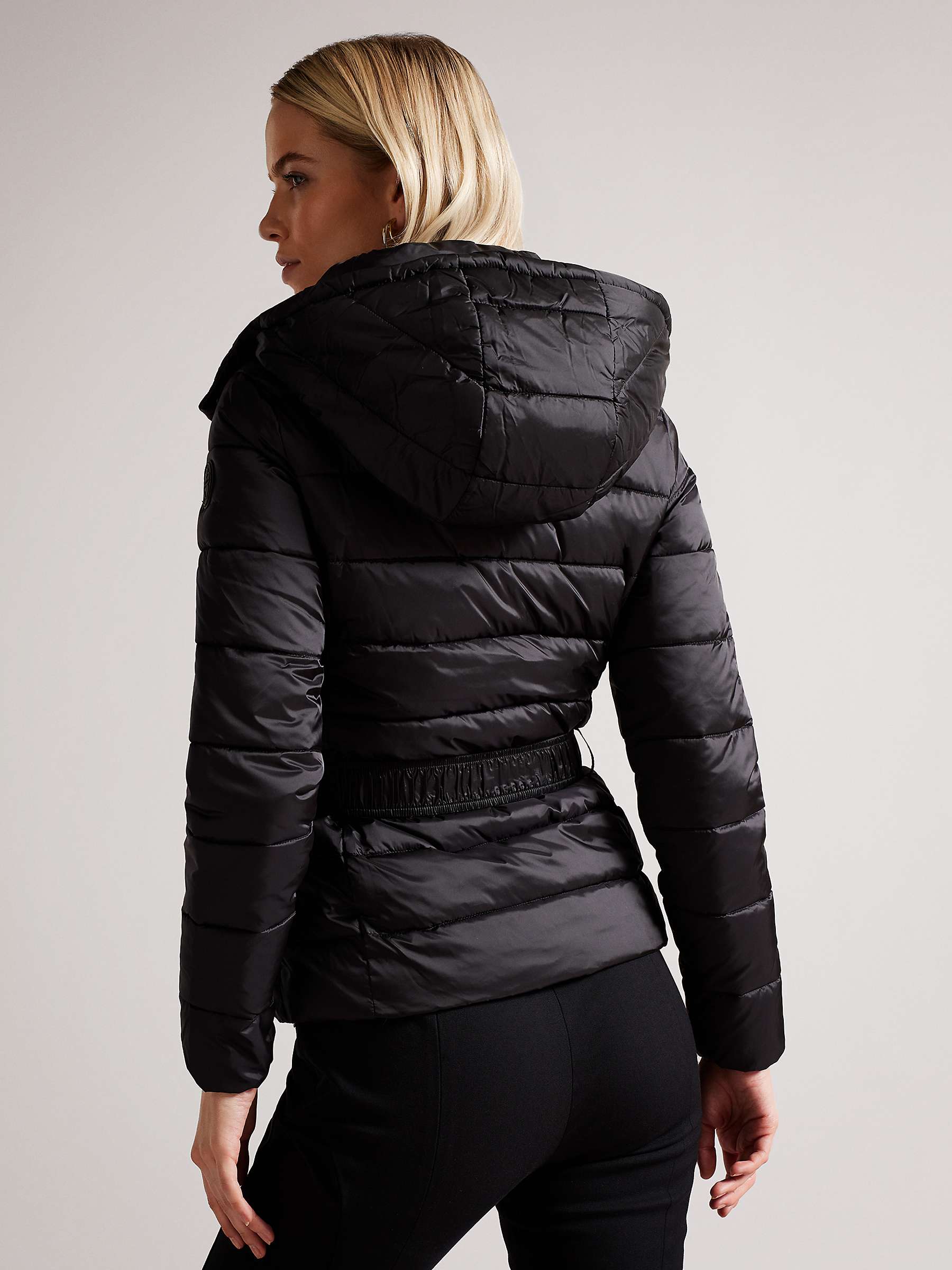 Buy Ted Baker Abbiiee Padded Jacket, Black Online at johnlewis.com