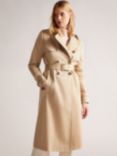 Ted Baker Robbii Double Breasted Trench Coat, Neutral