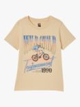 Cotton On Wild Child BMX Graphic T-Shirt, Beige