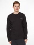 Calvin Klein Interlocking Long Sleeve T-Shirt, CK Black