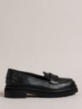 Ted Baker Razza Leather Whipstitch Detail Loafers