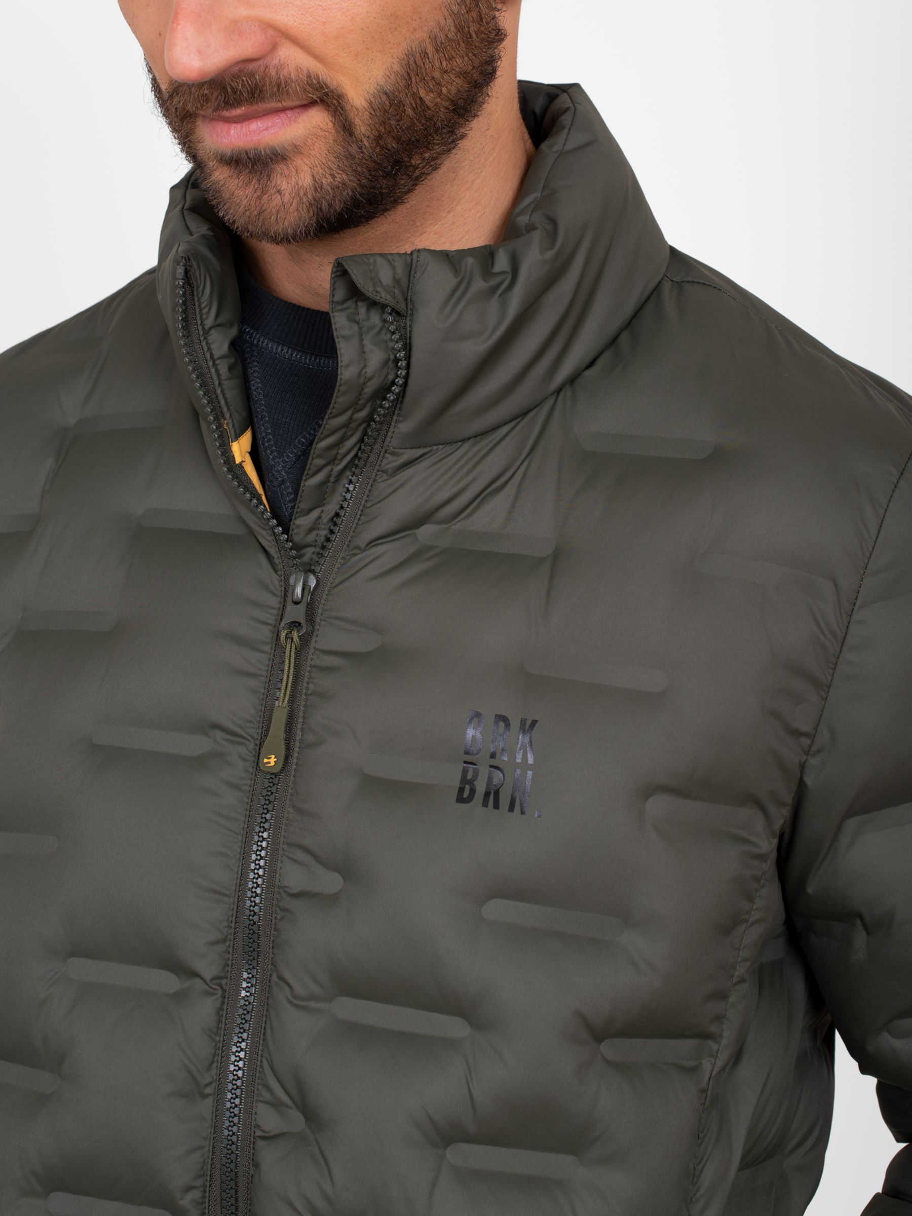 Brakeburn Puffer Jacket, Green at John Lewis & Partners