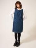 White Stuff Lothbury Denim Tunic Dress, Mid Blue