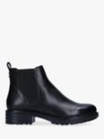 Carvela Comfort Russ Leather Chelsea Ankle Boots, Black