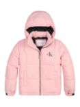 Calvin Klein Kids' Chest Logo Quilted Puffer Jacket