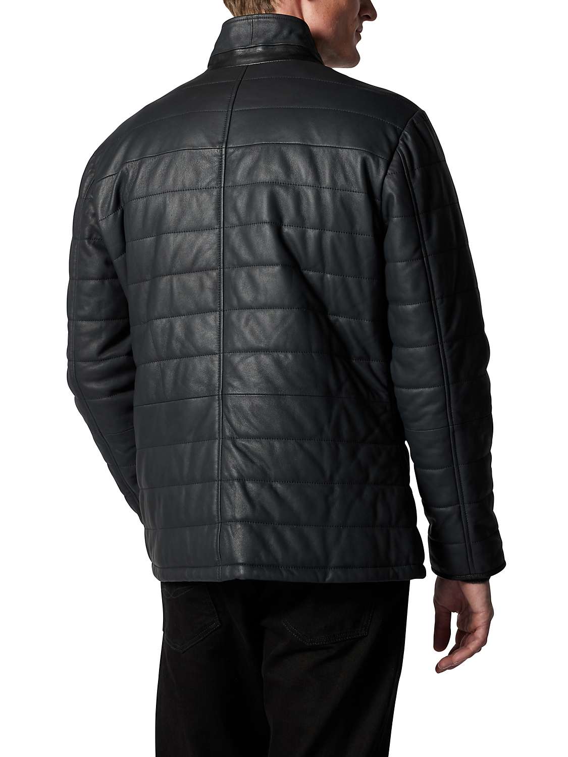 Buy Rodd & Gunn Ashwell Leather Jacket, Onyx Online at johnlewis.com