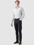 Rodd & Gunn Barhill Long Sleeve Sports Fit Cotton Blend Shirt, Ash