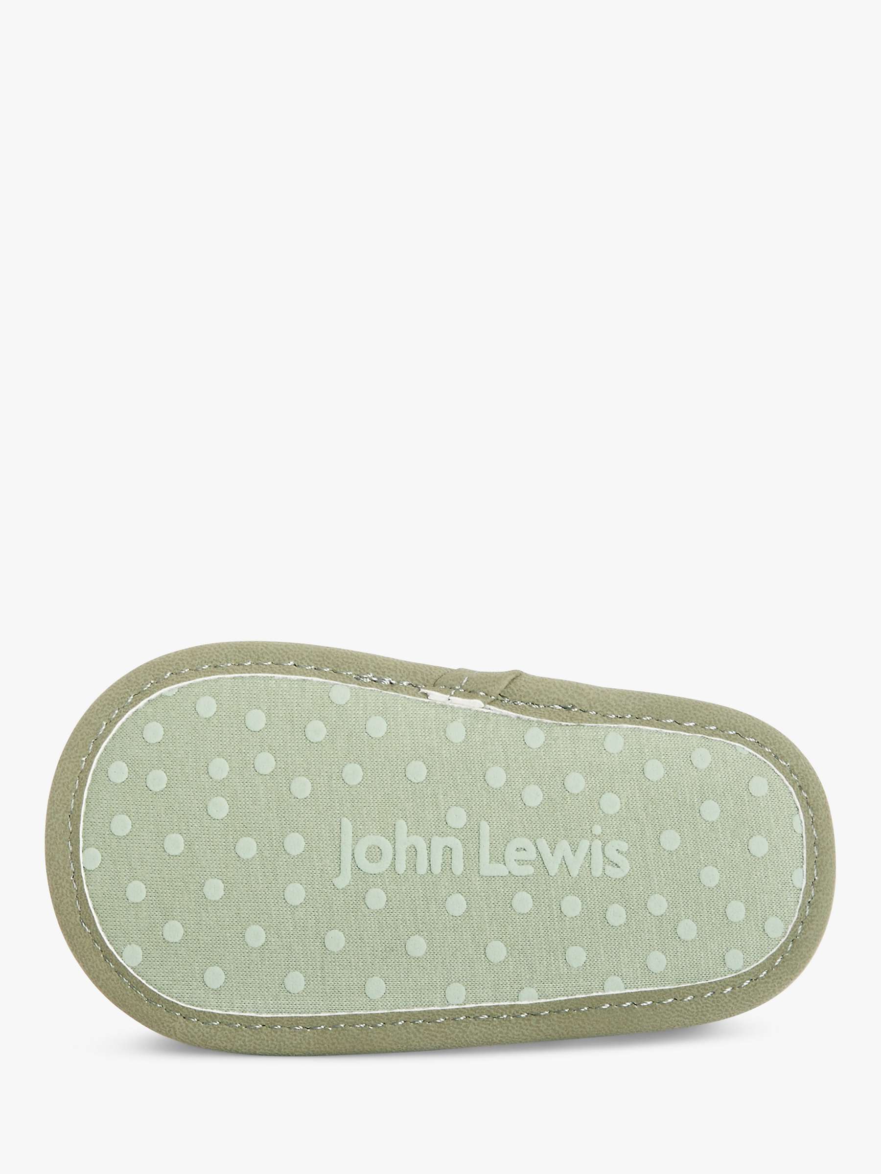 Buy John Lewis Baby Pre-Walker Cage Sandals, Green Online at johnlewis.com