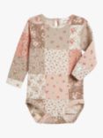 Newbie Baby Tora Floral Patchwork Bodysuit