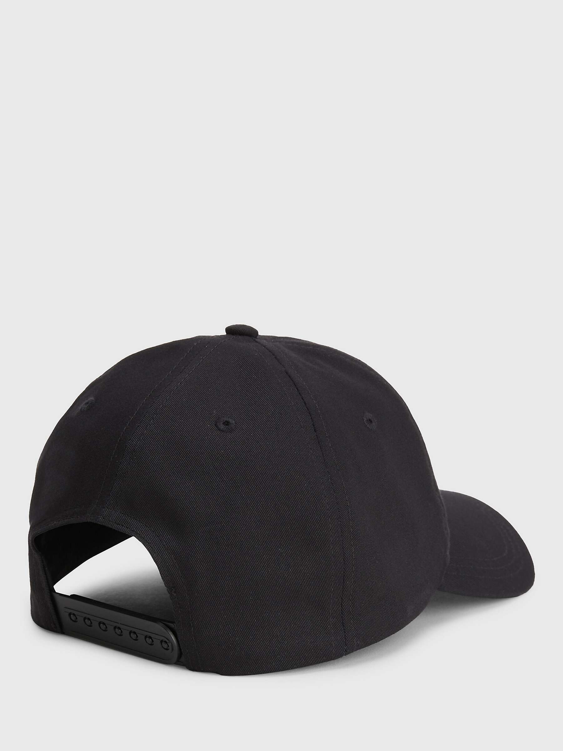 Calvin Klein Jeans Monogram Logo Baseball Cap, Black at John Lewis &  Partners