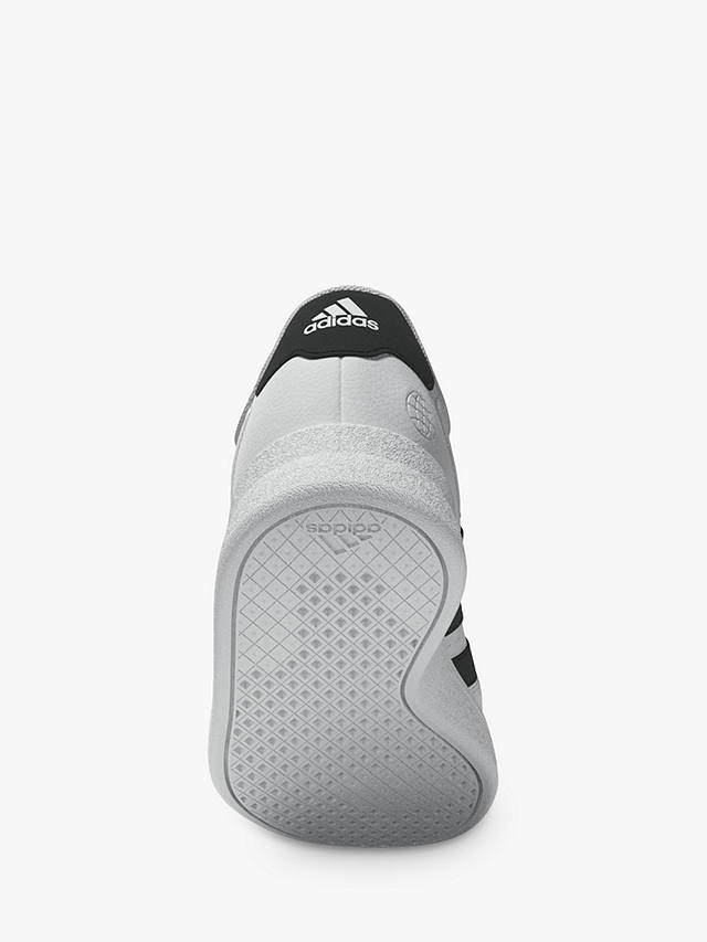 adidas Breaknet 2.0 Court Shoes, White/Black/Silver Metallic, Wht/Blk/Silver Met.