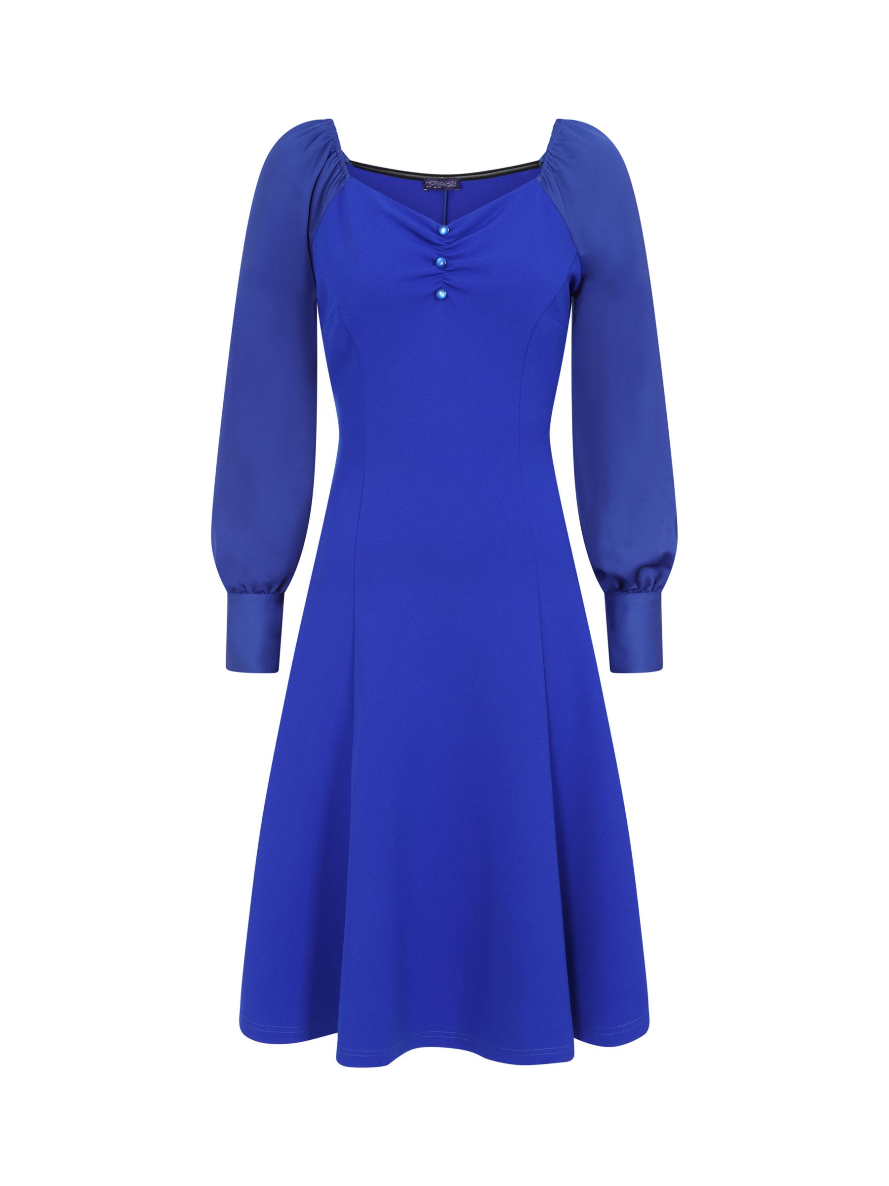 Buy HotSquash Blouson Sleeve Flare Dress Online at johnlewis.com