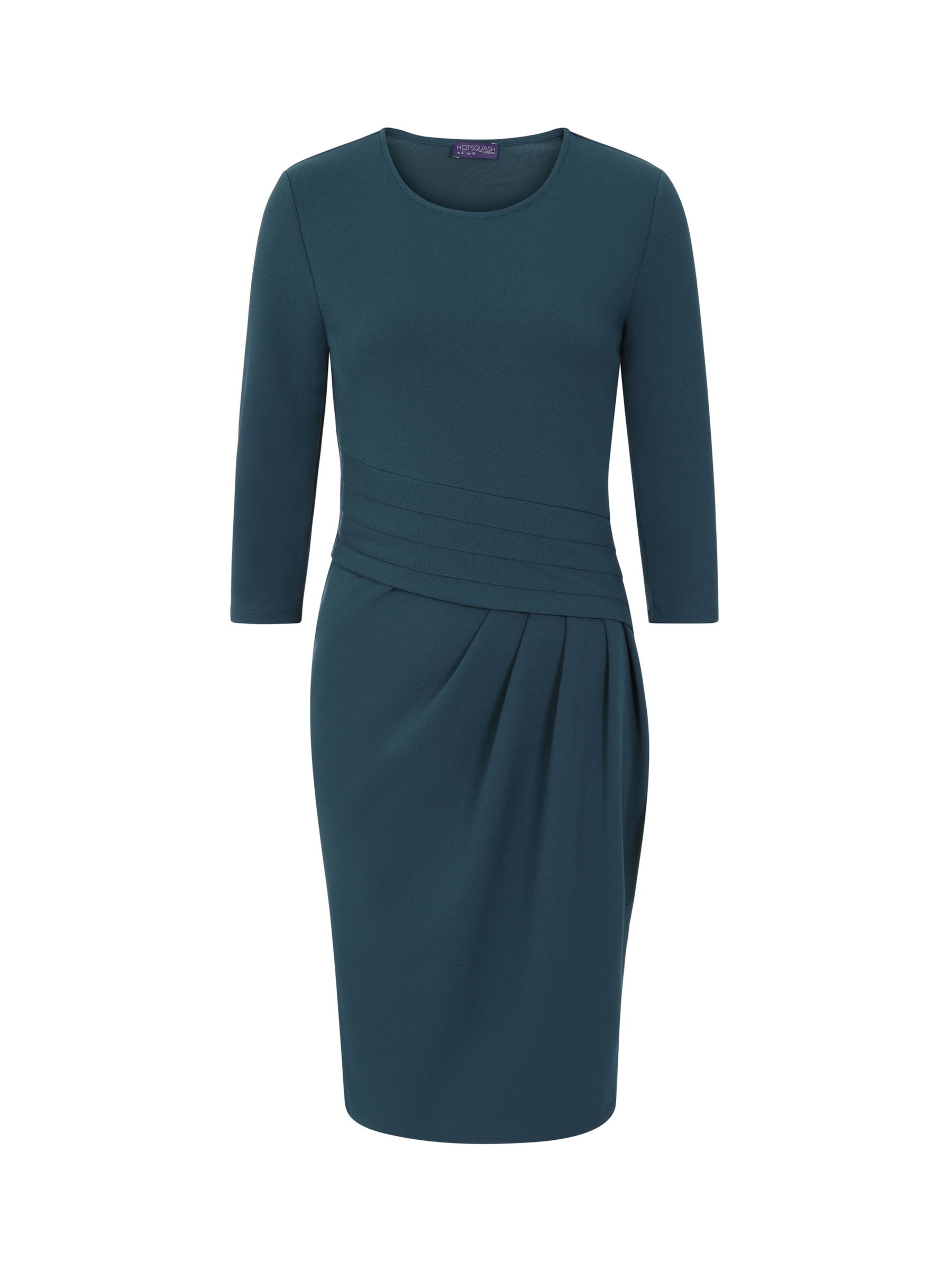 Buy HotSquash Pleated Waist Knee Length Dress Online at johnlewis.com