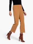 HotSquash Cigarette Cropped Trousers, Camel