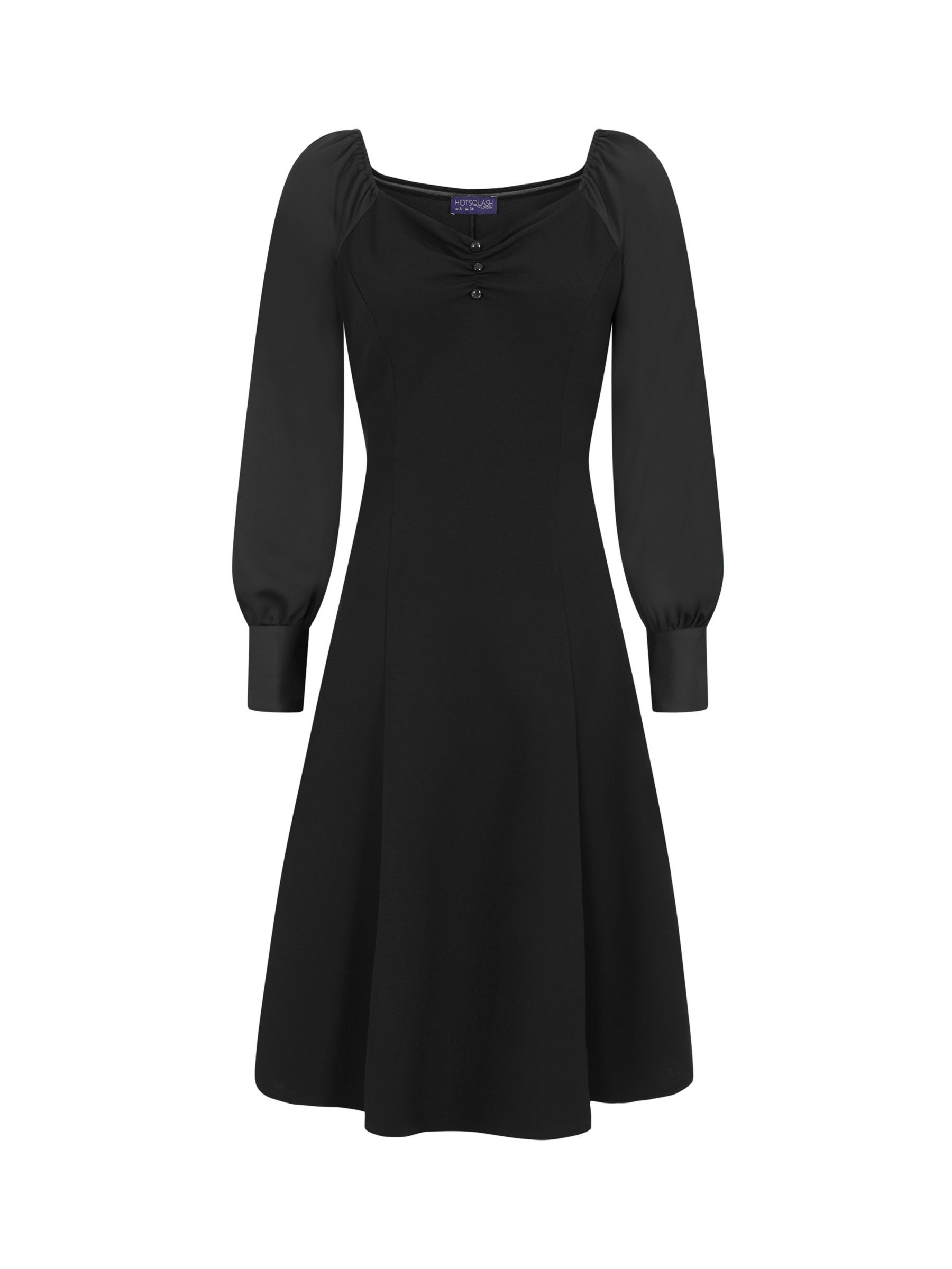 Buy HotSquash Blouson Sleeve Flare Dress Online at johnlewis.com