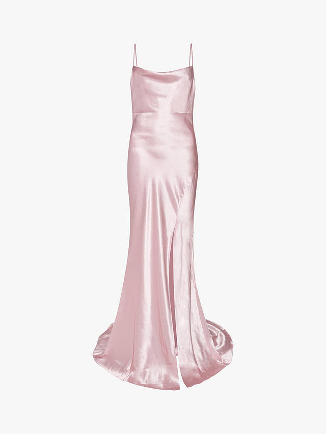 True Decadence The Pippa Cowl Neck Slip Dress, Dusty Pink