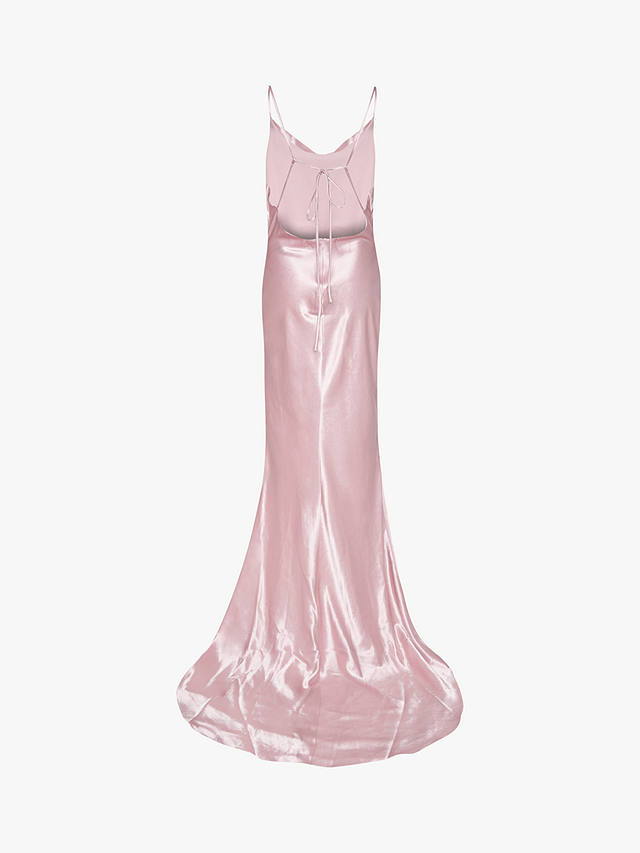 True Decadence The Pippa Cowl Neck Slip Dress, Dusty Pink