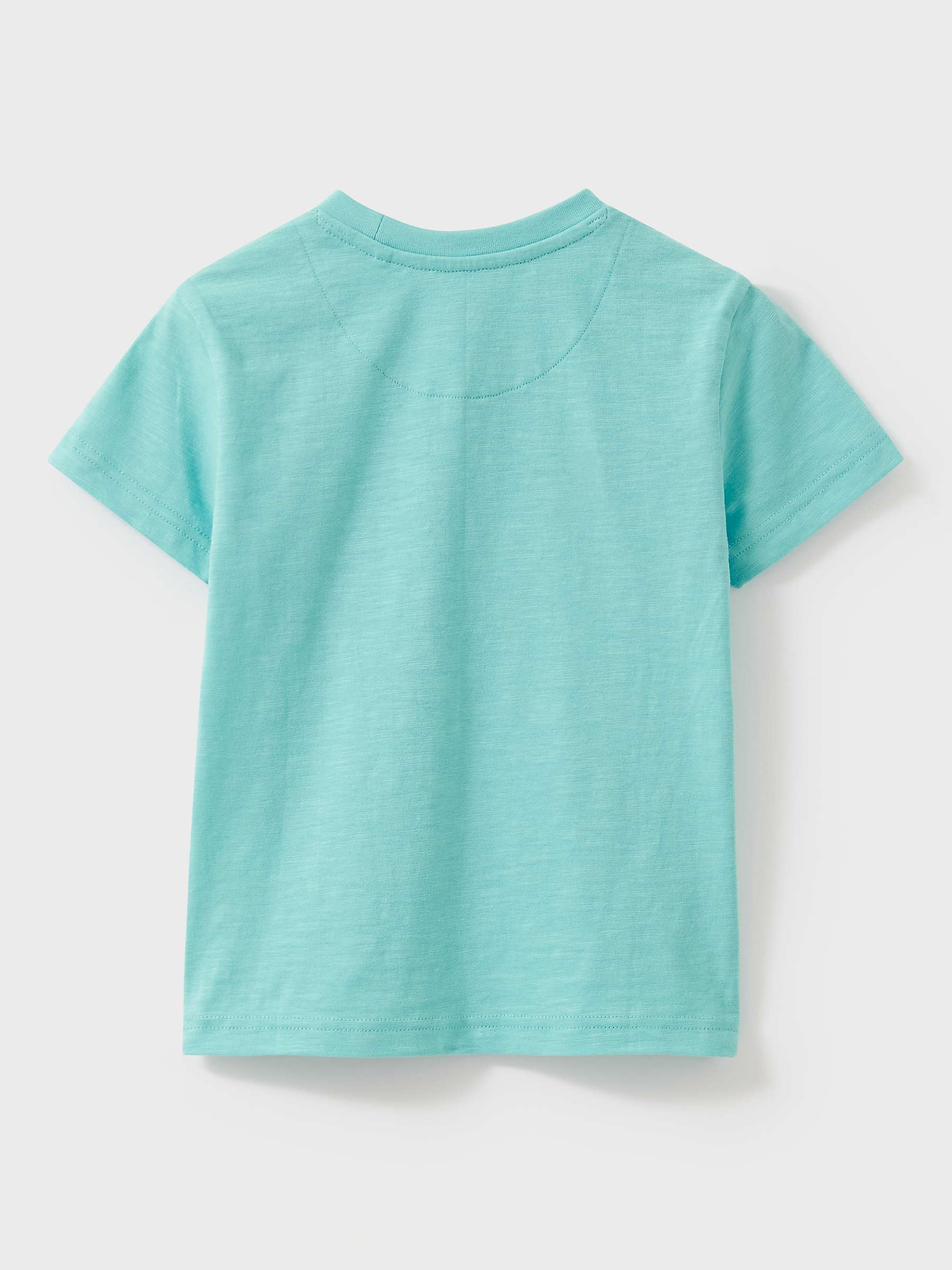 Buy Crew Clothing Kids' Surfer's Bay T-Shirt, Turquoise Online at johnlewis.com