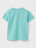 Crew Clothing Kids' Surfer's Bay T-Shirt, Turquoise