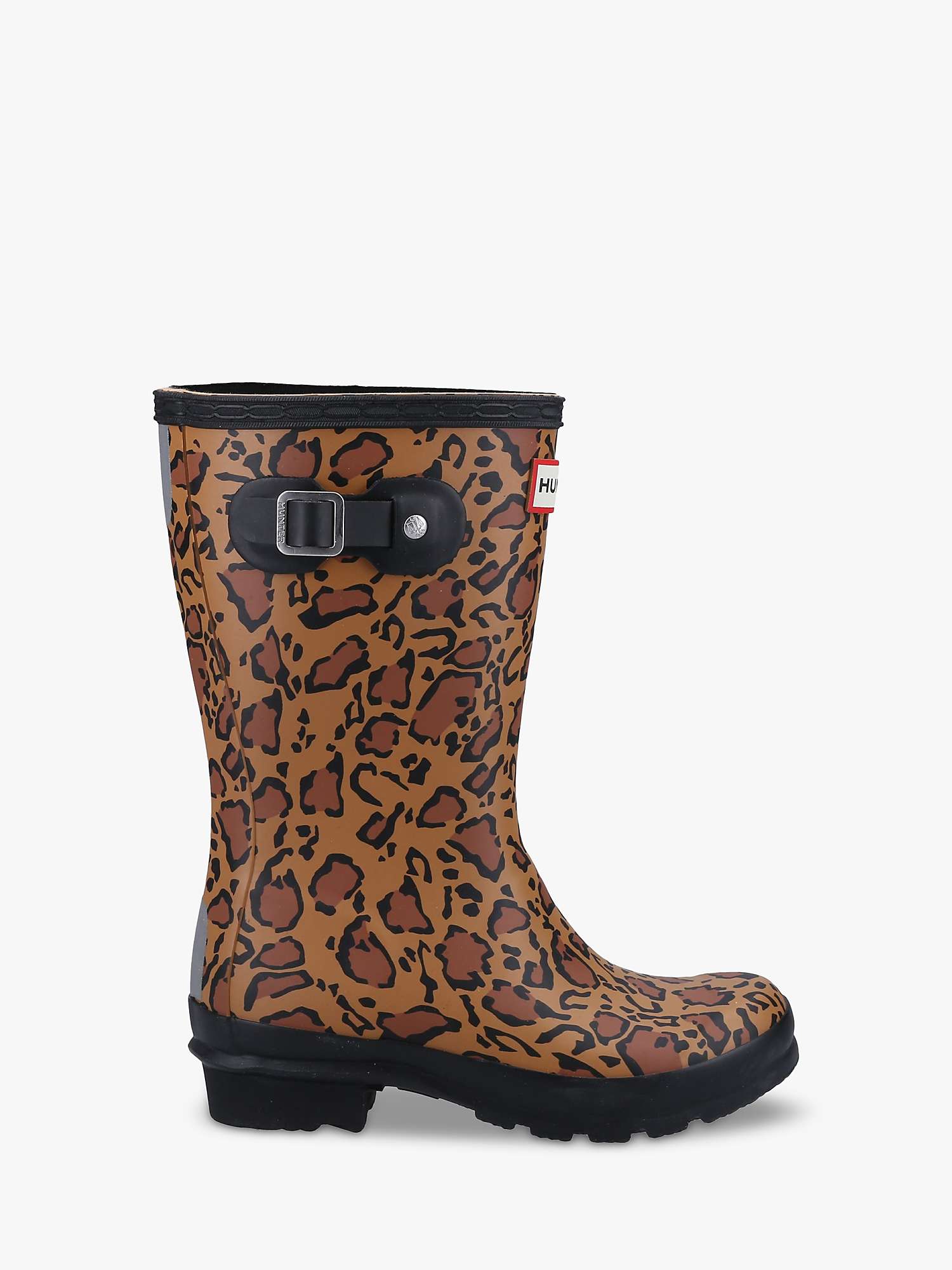 Buy Hunter Kids' Original Leopard Print Wellington Boots Online at johnlewis.com