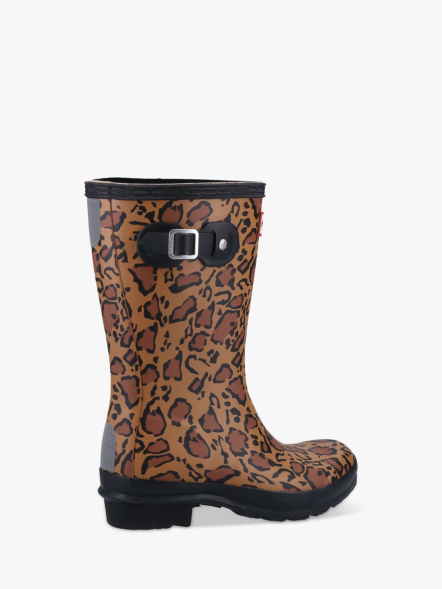 Buy Hunter Kids' Original Leopard Print Wellington Boots Online at johnlewis.com