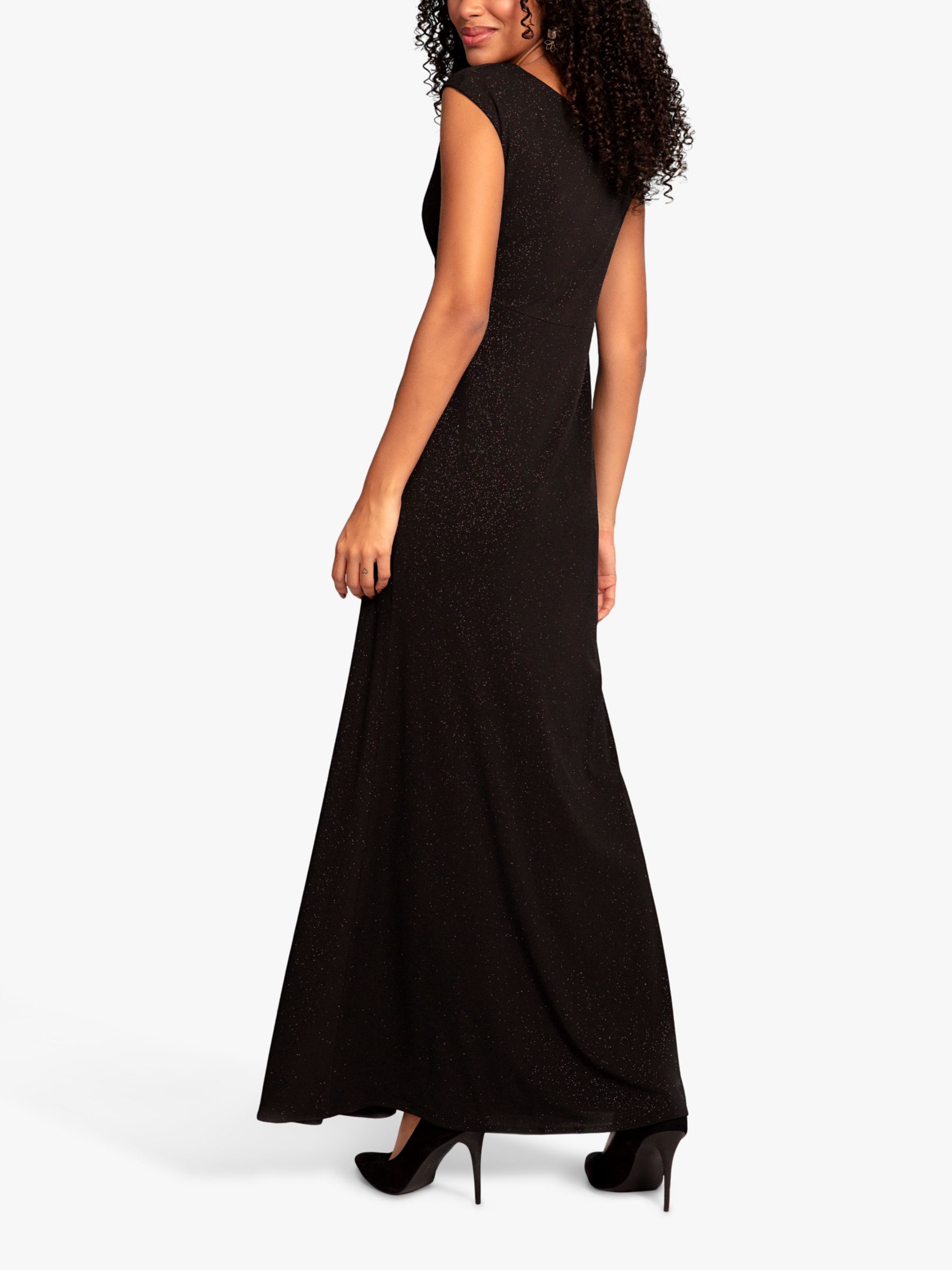 Buy Alie Street Pippa Maxi Dress, Sparkle Black Online at johnlewis.com