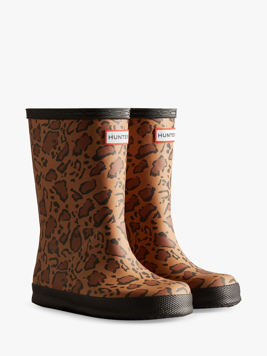 Short cheetah rain store boots