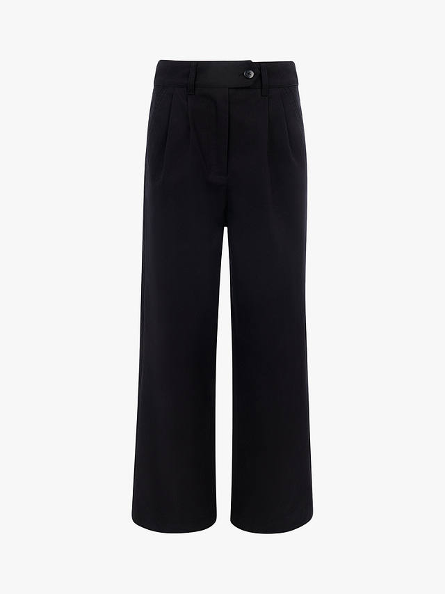 Whistles Robyn Wide Leg Trousers, Black