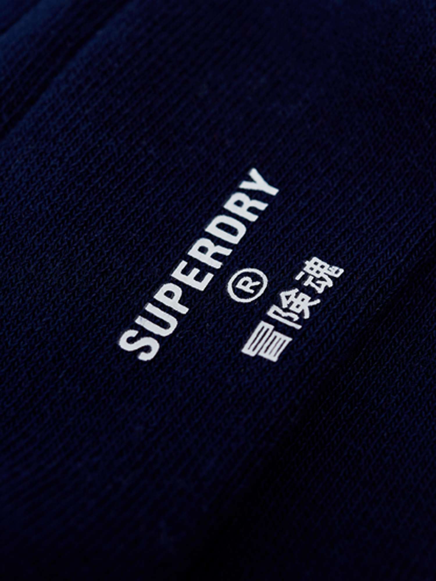 Buy Superdry Organic Cotton Blend Core Ribbed Socks Online at johnlewis.com