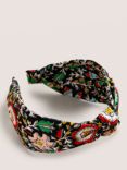 Boden Print Knotted Headband, Multi