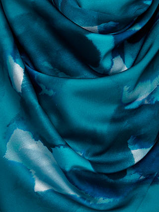 Phase Eight Corrin Abstract Print Midi Dress, Malachite/Multi