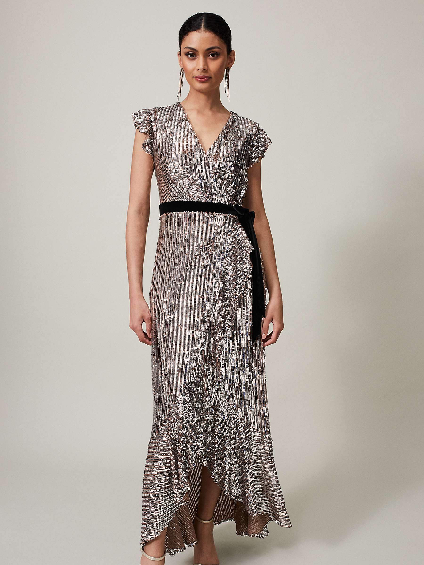 Buy Phase Eight Enja Sequin Maxi Dress Online at johnlewis.com