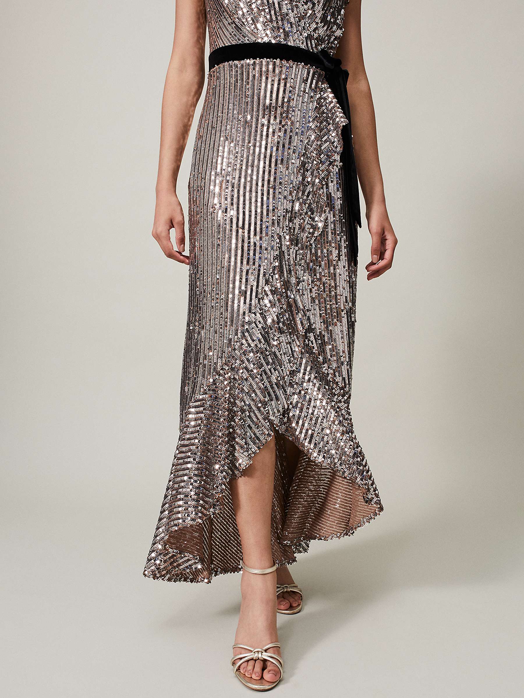 Buy Phase Eight Enja Sequin Maxi Dress Online at johnlewis.com