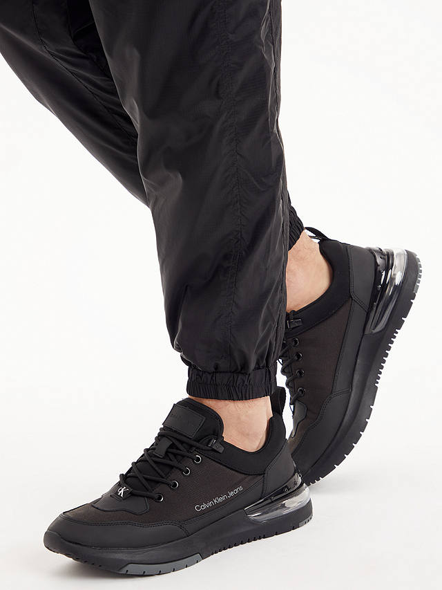 Calvin Klein Sporty Lace Up Trainers, Black