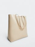 Mango Rainbow Shopper Bag, Natural White