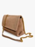 Mango Dolce Suede Cross Body Bag, Brown