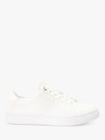 Dune Everleigh Panel Lace Up Trainers, White