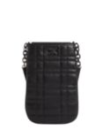 Calvin Klein Quilted Phone Pouch, Black